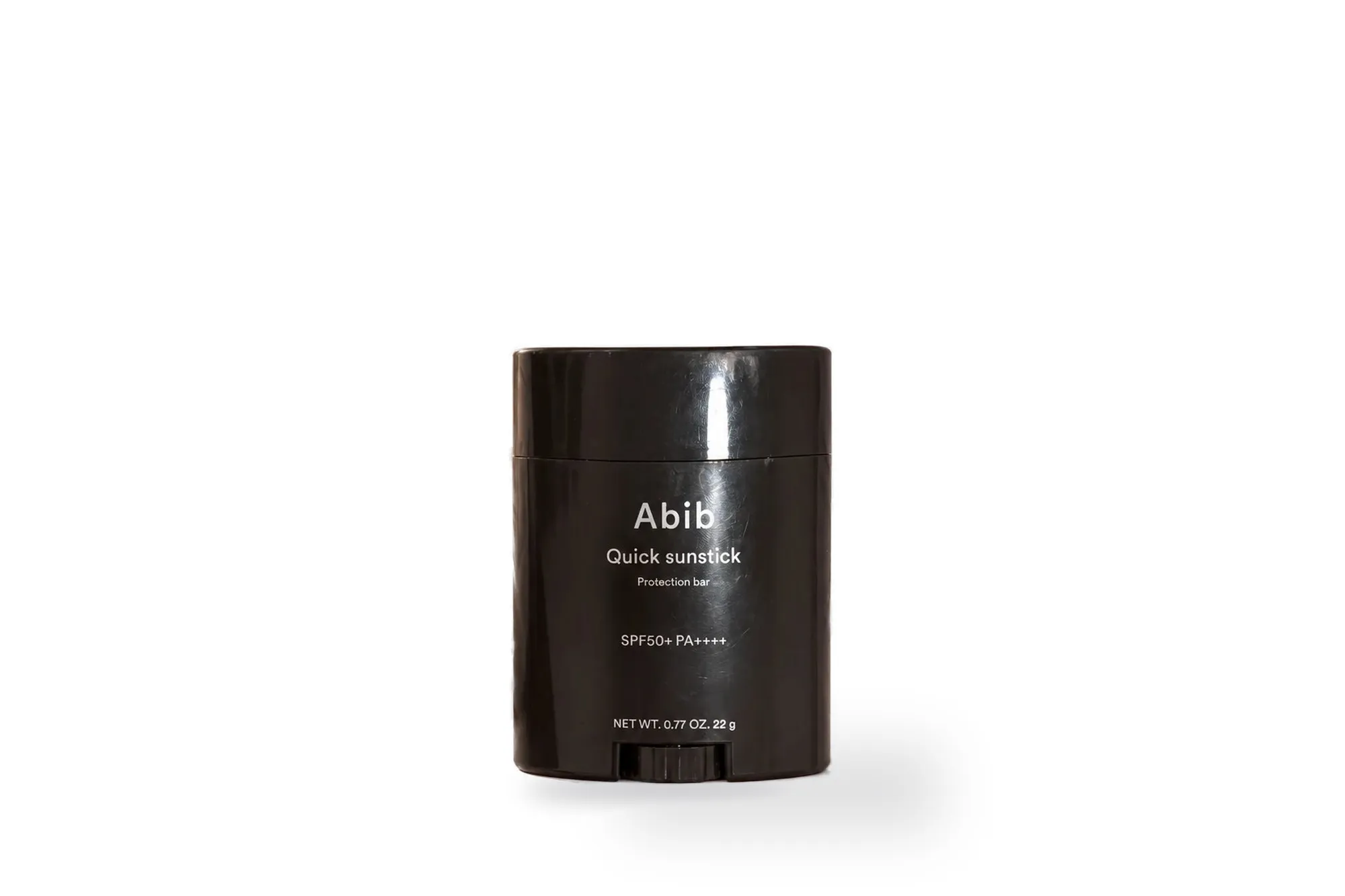 Abib Quick Sunstick SPF50+ standing on a white background
